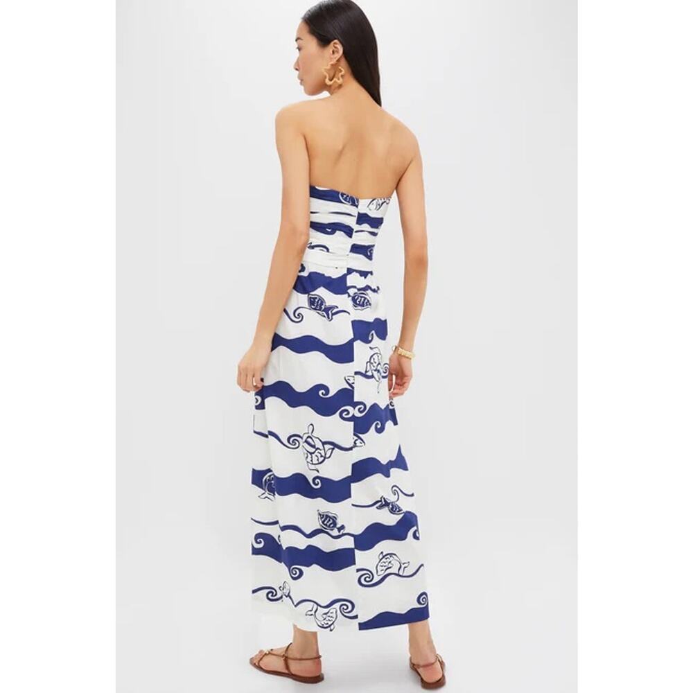 DRESS TO Paint Print Maxi Dress L NWT Retail $198 - Picture 2 of 5